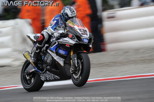 2010-05-08 Monza 1450 La Roggia - Superbike - Qualifyng Practice - Leon Haslam - Suzuki GSX-R 1000